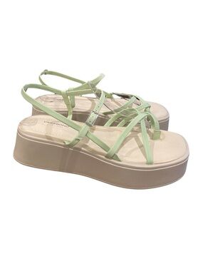 NEW Vagabond Shoemakers Courtney Mint Strappy Platform Sandals 11 41